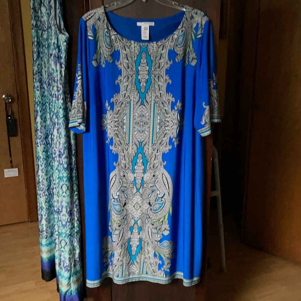 Blue Goddess in this dress